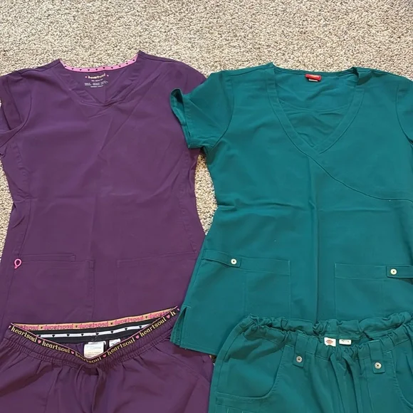 Bundle of scrubs, green, purple, dickies, heartsoul - Picture 3 of 3
